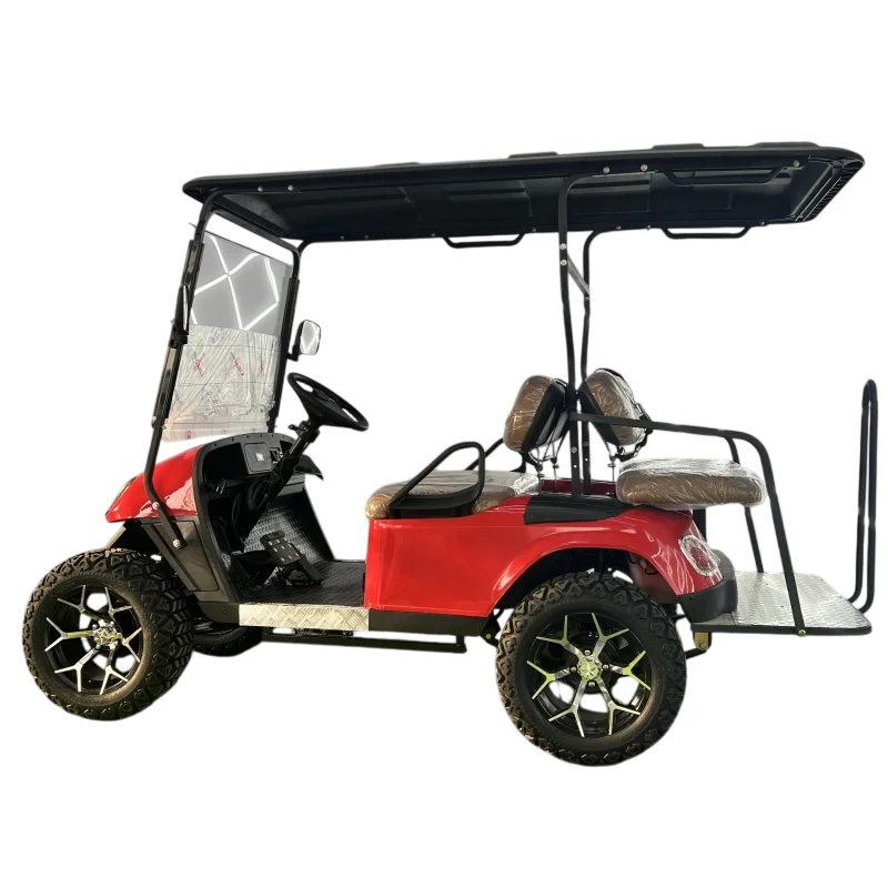 Wholesale Quality 72 Volt Lithium Battery Street Legal 4 Wheel Off Road Golf Kart 7500W 2 4 6 8 Seat Solar Golf Cart