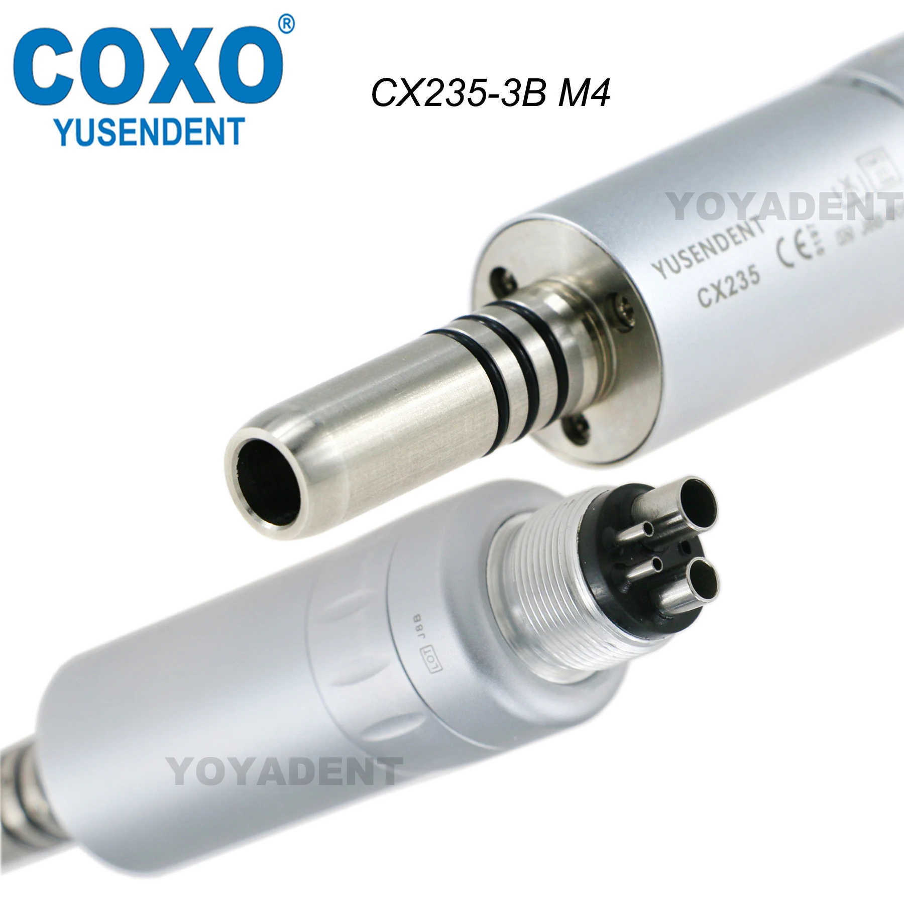 COXO-Motor de aire Dental de baja velocidad, Motor de pulverización de agua de canal interno de ángulo recto, 2/4 agujeros, tipo E, compatible con NSK KAVO W & H