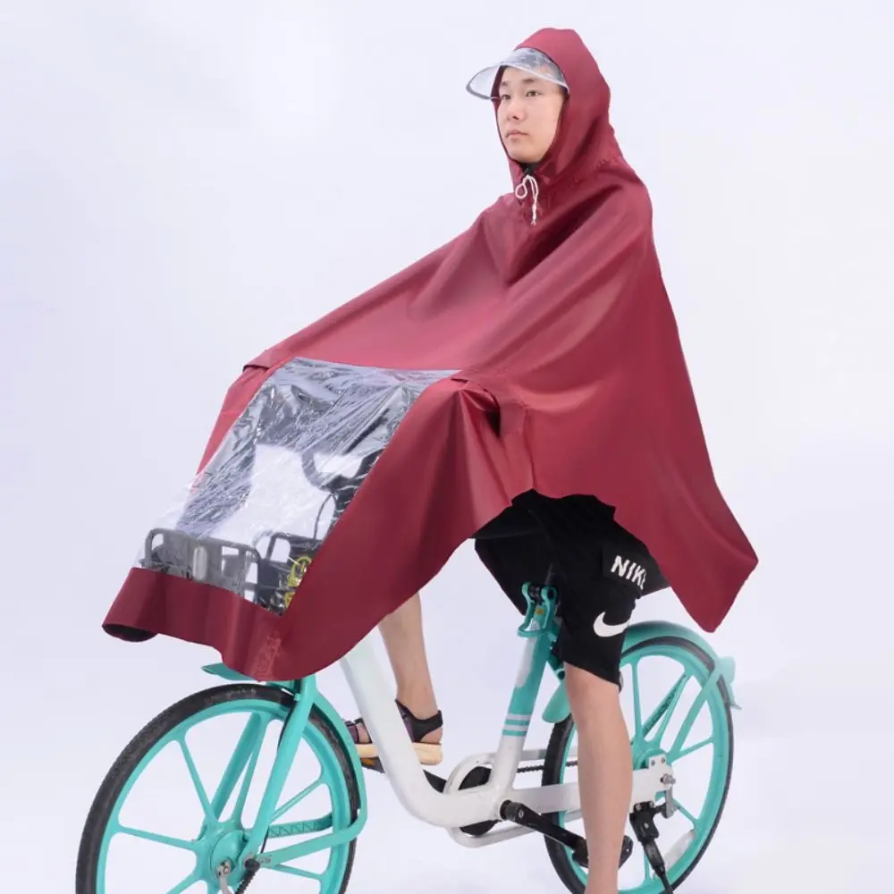 Waterproof Electric Vehicle Rain Cover Anti-Rainstorm Thickened Motorcycle Raincoat Single Double Person Lightweight