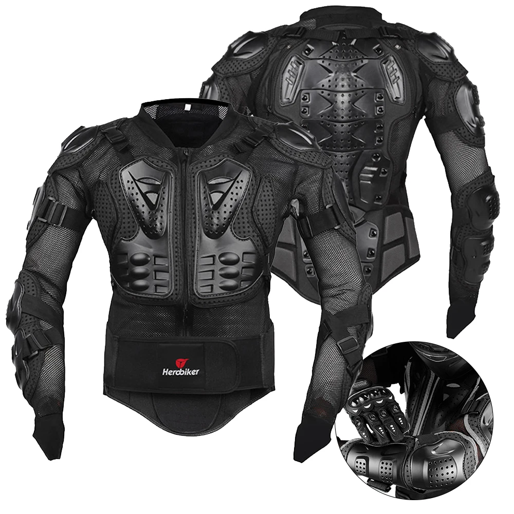 

Men's Motorcycle Jacket, Armor Anti Fall And Anti-collision Off-road Motorcycle Riding Equipment Protective Equipment Armor