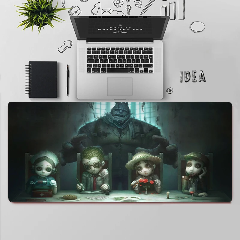 Identity V Gaming Mouse Pad Large Mouse Pad PC Gamer Computer Mouse Mat Big Mousepad Silicone Carpet Keyboard Desk Mat Mause Pad