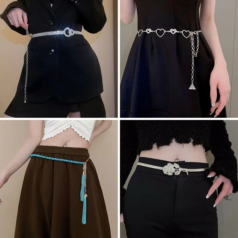 

Fashion Bohemia Waist Chains Elegant Multilayer Waist Link Retro Jewelry Clothing Accessories Tassel Belt Women