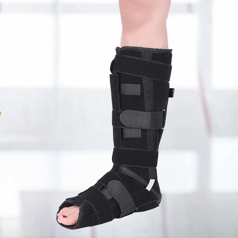 

Steel Plate Ankle Support Brace Adult Fixed Splint High Quality Breathable Material Adjustable Straps Sweat Absorbing Stability