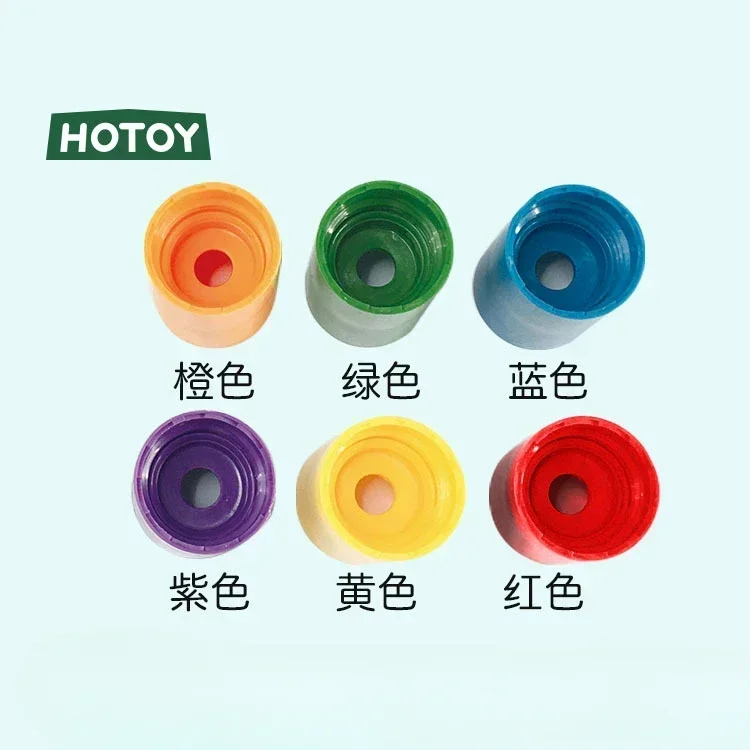 Conector de garrafa de vórtice, 6/1 peças, brinquedo mágico analógico, acessórios de vórtice, tubo de tornado de plástico, experimentos científicos