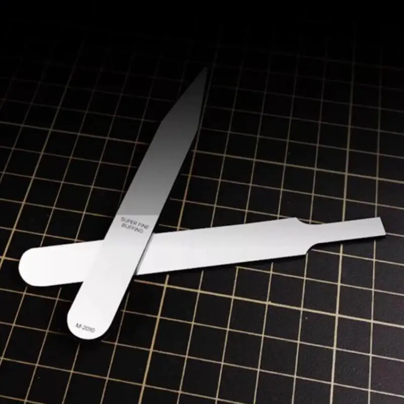 1Pcs Washable / Durable Polishing Tool Ultra Fine Glass File For Models Nub Removal Mirror Finish Residue Polishing