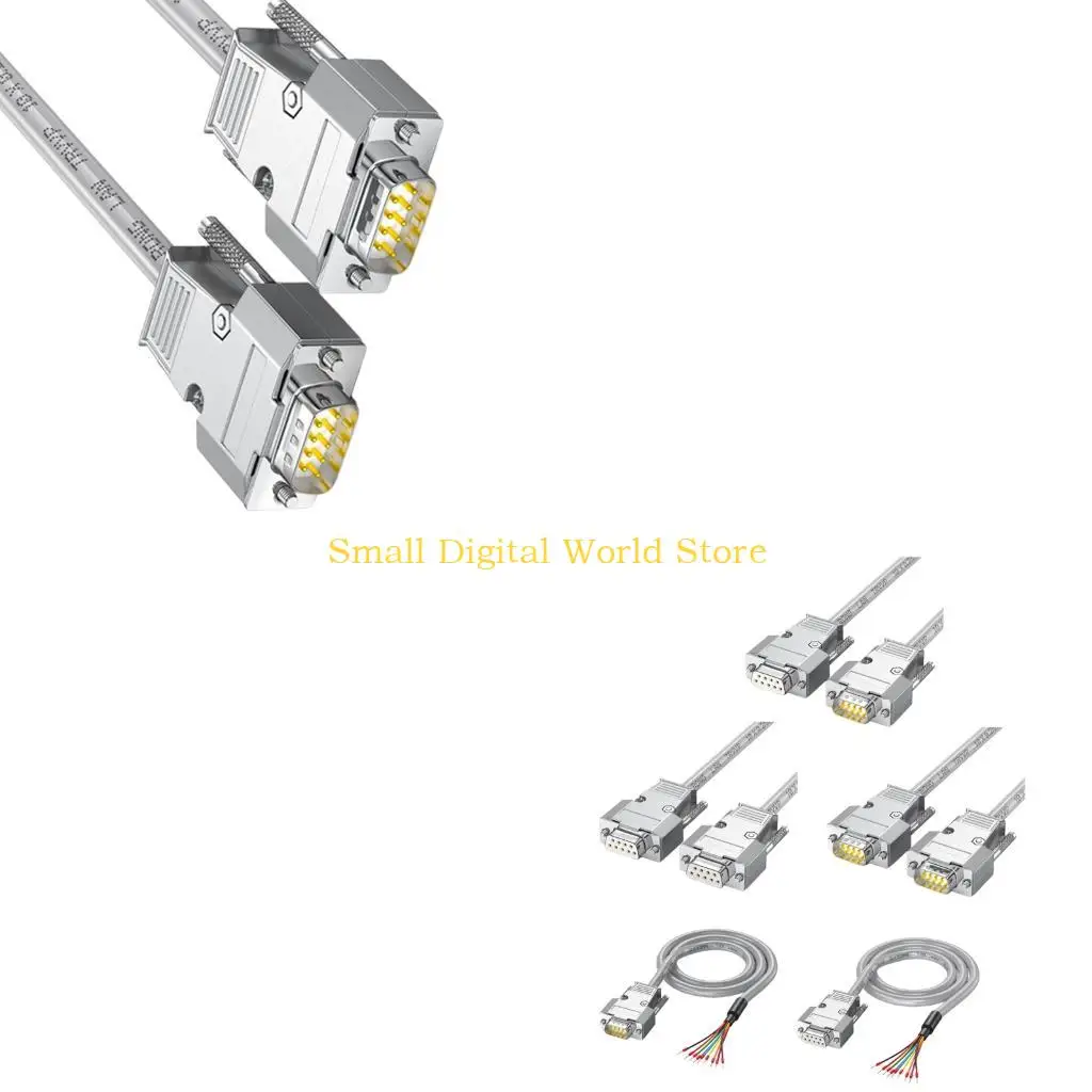 77UB DB9 RS232 Cable Male to Female Simple Cord Industrial Straight Through