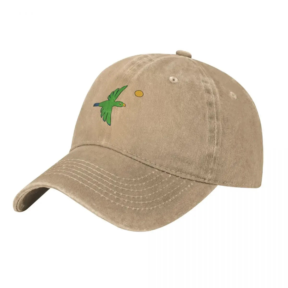 Bird flying in the sky next to the sun Baseball Cap Anime Hat Snap Back Hat Male Women's