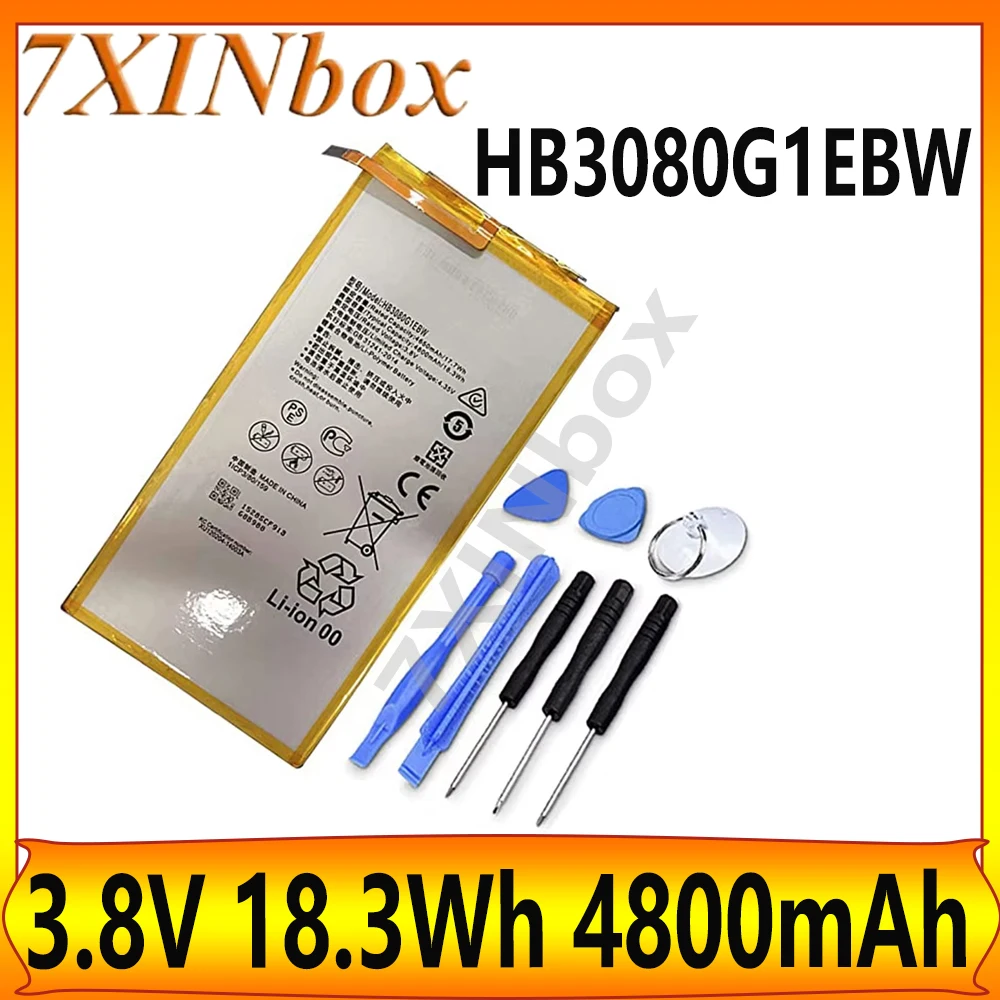 7XINbox 4800mAh 18.3Wh HB3080G1EBW Replacement Battery for Huawei MediaPad M2 8.0 Inches M2-801L M2-801W M2-802L M2-803L