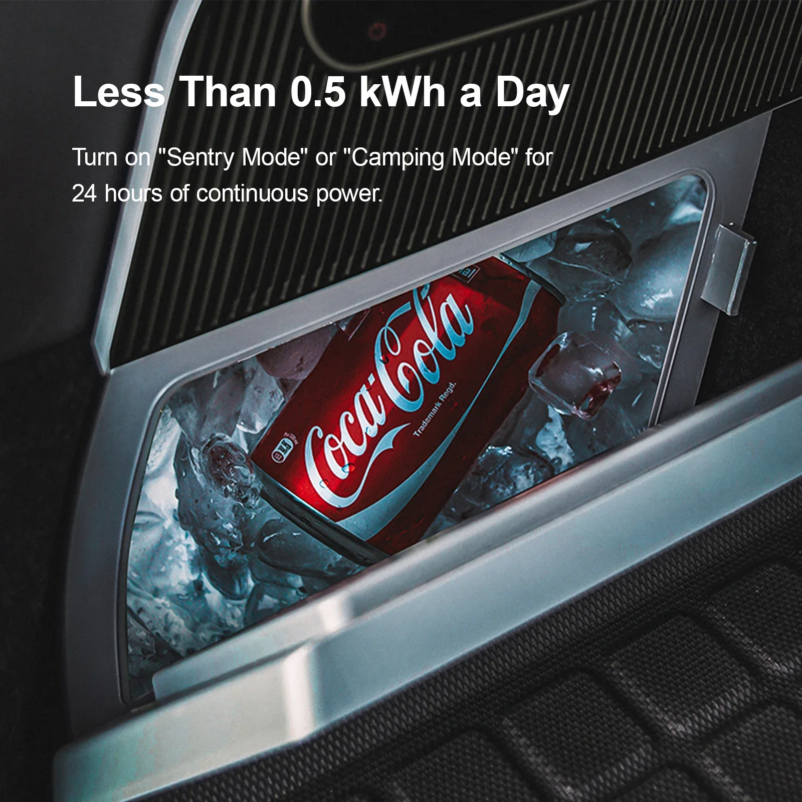 Factory Direct Sale: Car Refrigerator for Tesla Model Y - Volt Compressor, Custom Fit Cooling & Preservation Accessory