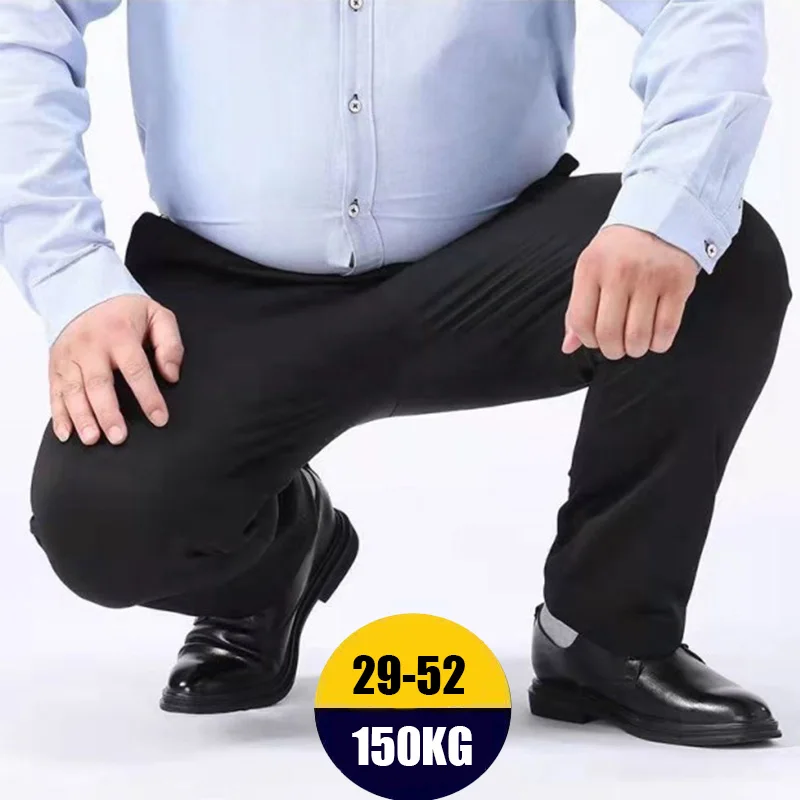 10XL Oversize Office Bussiness Suit Pant Men's Trousers Elegant Man Dress Casual Pants Mens Formal Pant Casual Tailoring Clothes