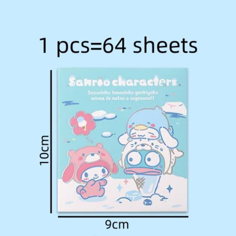 8 قطعة/الوحدة Kawaii سانريو ميلودي Pochacco Hangyodon مذكرة الوسادة لطيف المحمولة دفتر مذكرات مخطط القرطاسية هدية اللوازم المدرسية