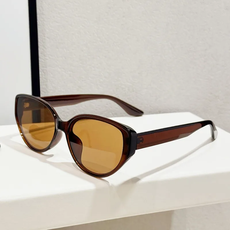Unisex Retro Cat Eye Modebrille Vintage Stil Schwarz Braun Schildpatt für lässige formelle Outfits