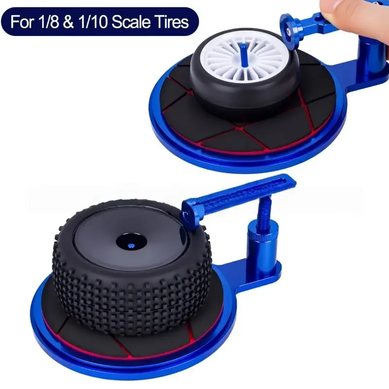 1 Set Rubber Tire Mounting Glue Tools RC Car Wheel Tire Cementing Helper Tool For 1/8 1/10 On-Road/Off-Road/Drift Car Parts
