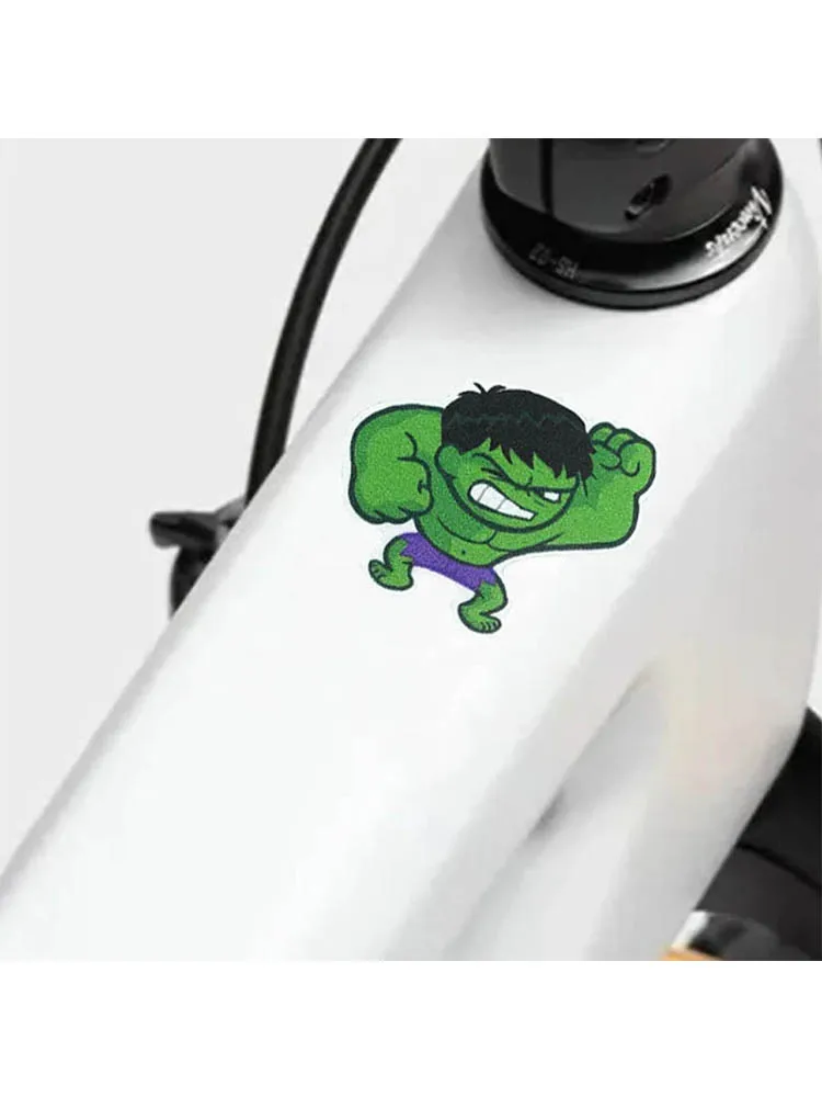 AliExpress NONE Cartoon Green Superhero Bicycle Sticker Road Bike Waterproof Decoration Decals Bicycle Frame Handlebar Helmet Reflective Sticker