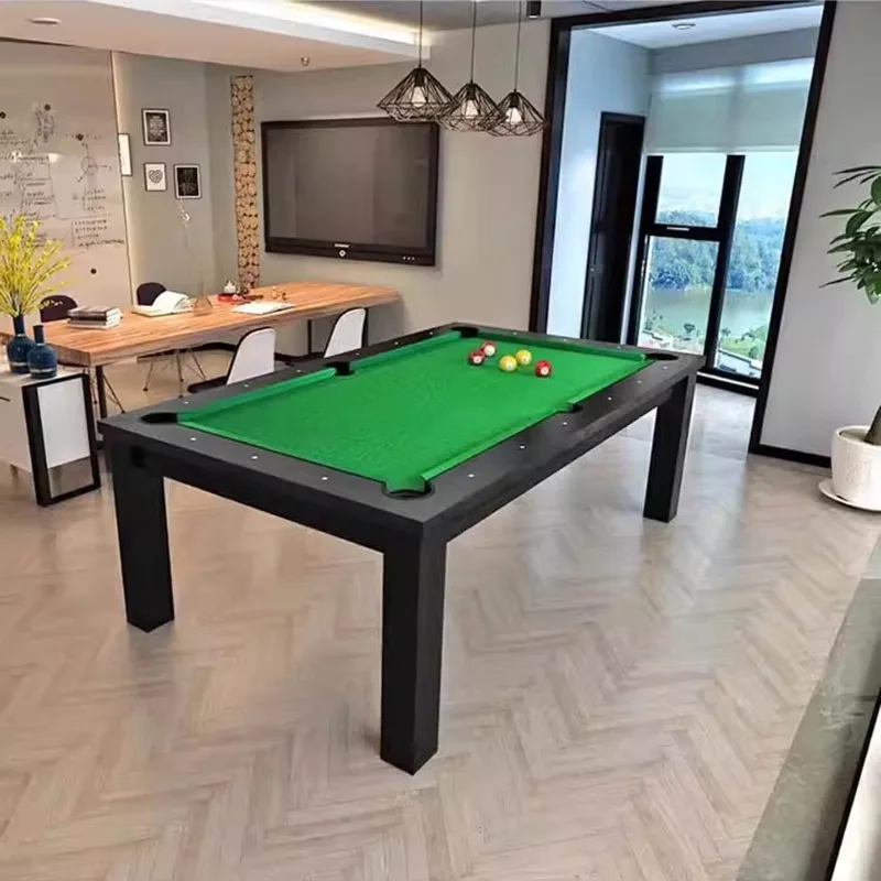 

Billiards table Household standard black 8 billiard table, table tennis multi-functional integration can be used by adults, chil