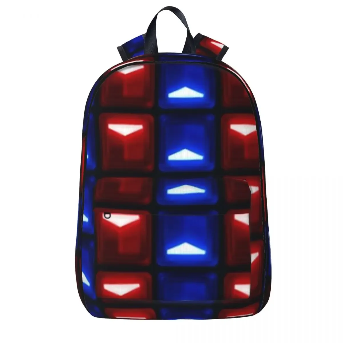 

Beat Saber - V2 Block Pattern Woman Backpacks Boys Bookbag Casual Students School Bags Portability Laptop Rucksack Shoulder Bag