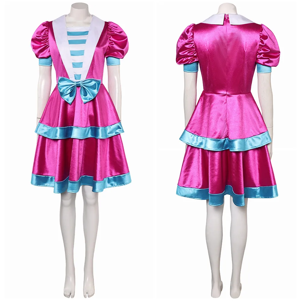 Movie Inside Cos Out 2 Riley Cosplay Dress Costume Women Disguise Rose Dress Fantasia Outfits Girls Sweet Skirts Halloween Suit