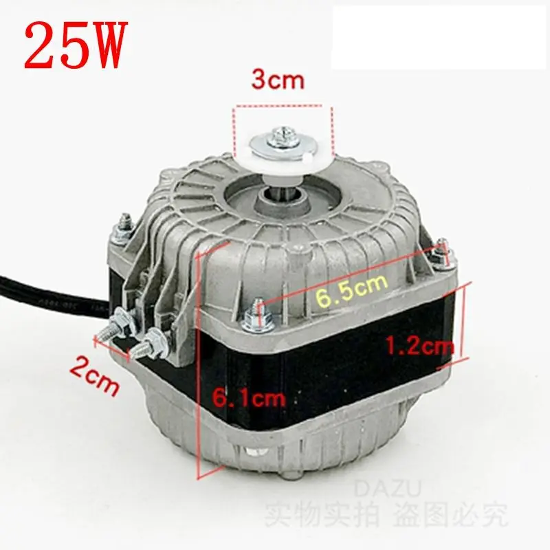 shaded pole motor asynchronous for refrigerator freezer fans condenser fan motor replacement shaded pole parts 220v 25W