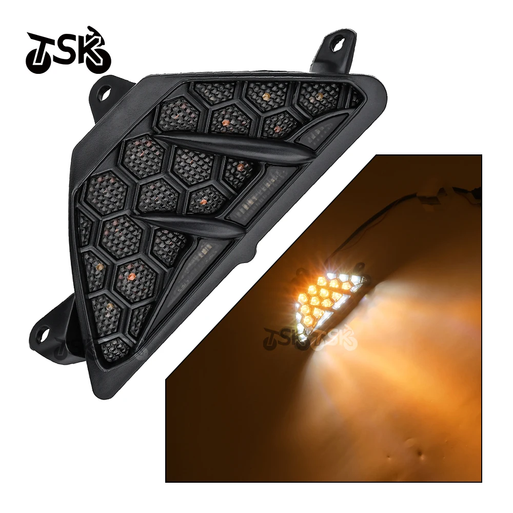 

LED Turn Signals Indicator Blinker Flasher Light Steering Lamp For Kawasaki Ninja ZX-4R ZX-4RR Ninja650 ZX4R ZX4RR 2023 2024