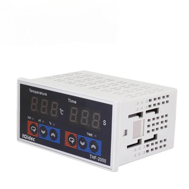 THF-2000 أداة التحكم في تكامل الوقت ودرجة الحرارة مرحل SSR مخرج AC85-AC265V شاشة ديجيتال وحدة تحكم PID K-type
