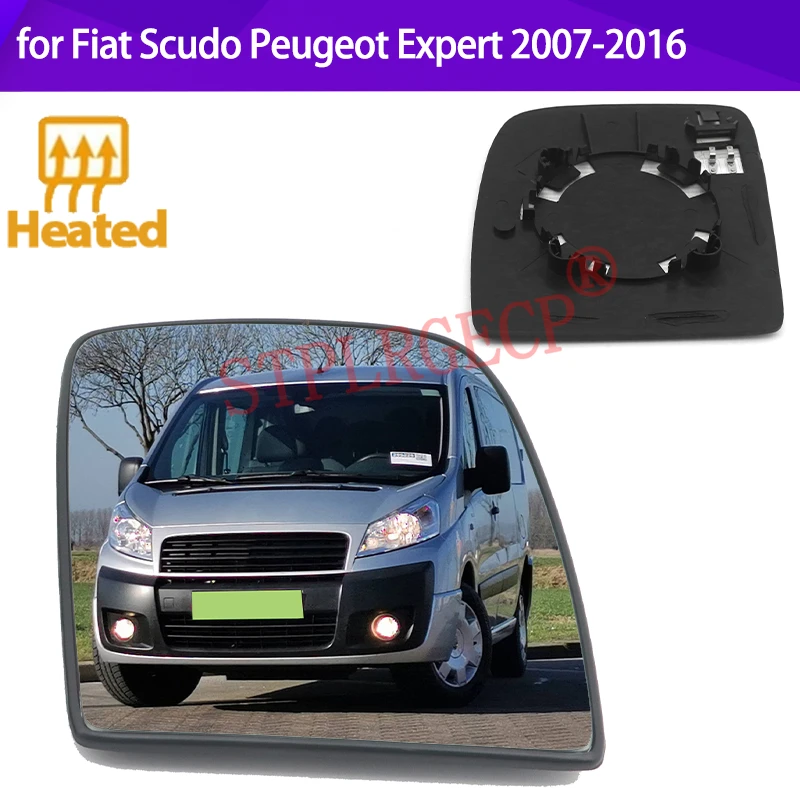 Passenger Side Driver Side Left or Right Door Side Heated Wing Mirror Glass Lens for Fiat Scudo Peugeot Expert 2007-2016