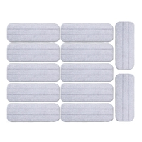 12 PCS Mop Cloths For Xiaomi Mijia Deerma TB500 TB800 Handheld Sweeper Parts Rags Accessories