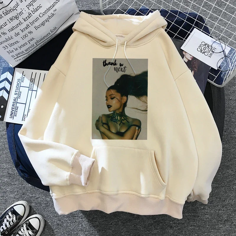 Sudadera con capucha de Ariana Grande Harajuku divertida para mujer/hombre, sudadera de los años 90, ropa para mujer/hombre, jerséis gráficos,