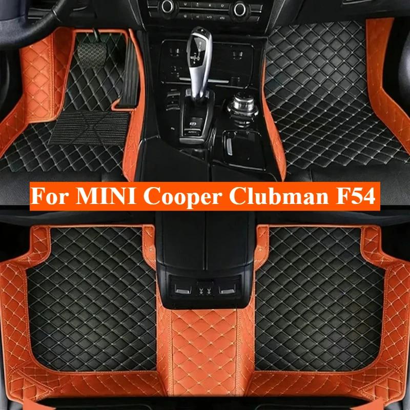 

Custom Car Floor Mats For MINI Cooper Clubman F54 2015-2026 All Weather Auto Accessories Foot leather Carpets Fashion Rugs Pads