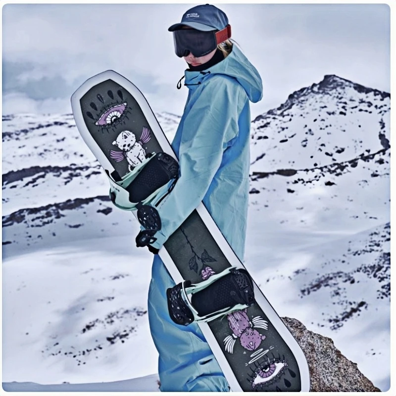 APVCX 2025 New Winter Man And Woman Waterproof Ski Suit Set Warm Breathable Unisex Snowboarding Set Snow Coat&Pants Suit