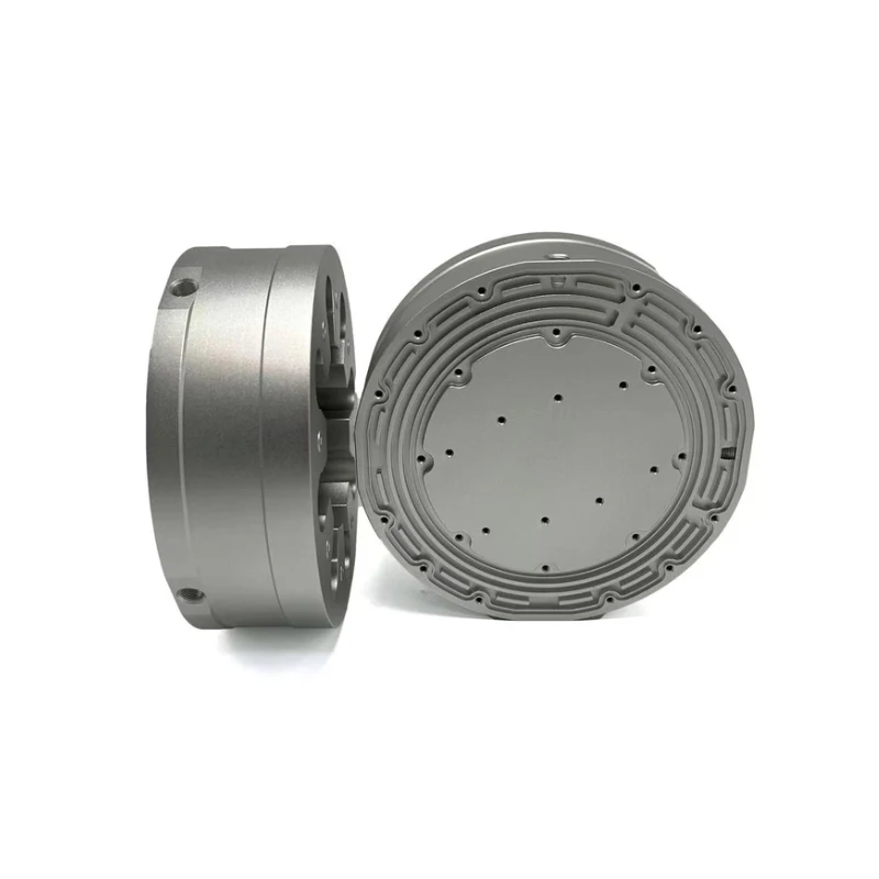 تخصيص أجزاء الألومنيوم عالية القوة التصنيع باستخدام الحاسب الآلي أجزاء القرص الميكانيكية الألومنيوم