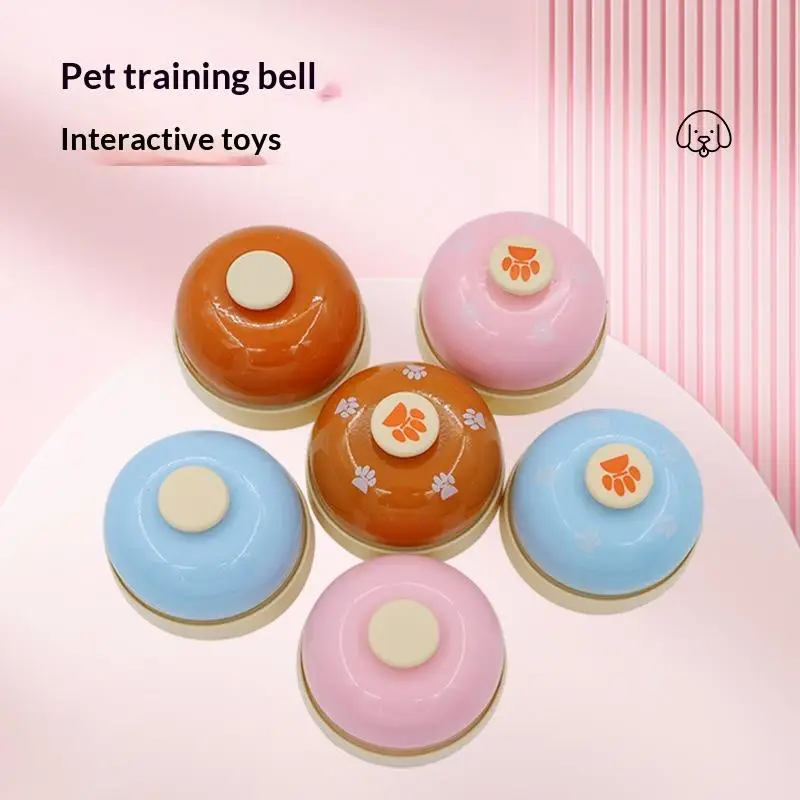 Pet Training Press Bell Paw Print Pattern Hand Press Bell Multifunctional Table Bell Call Bell For Pet Training Restaurant Game