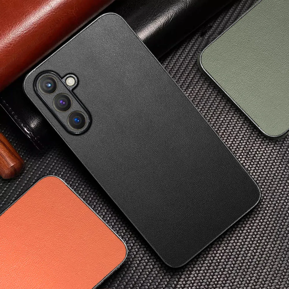 Luxury Case For Samsung Galaxy A14 4G 5G ShockProof TPU Phone Leather Cover For Samsung A14 Case