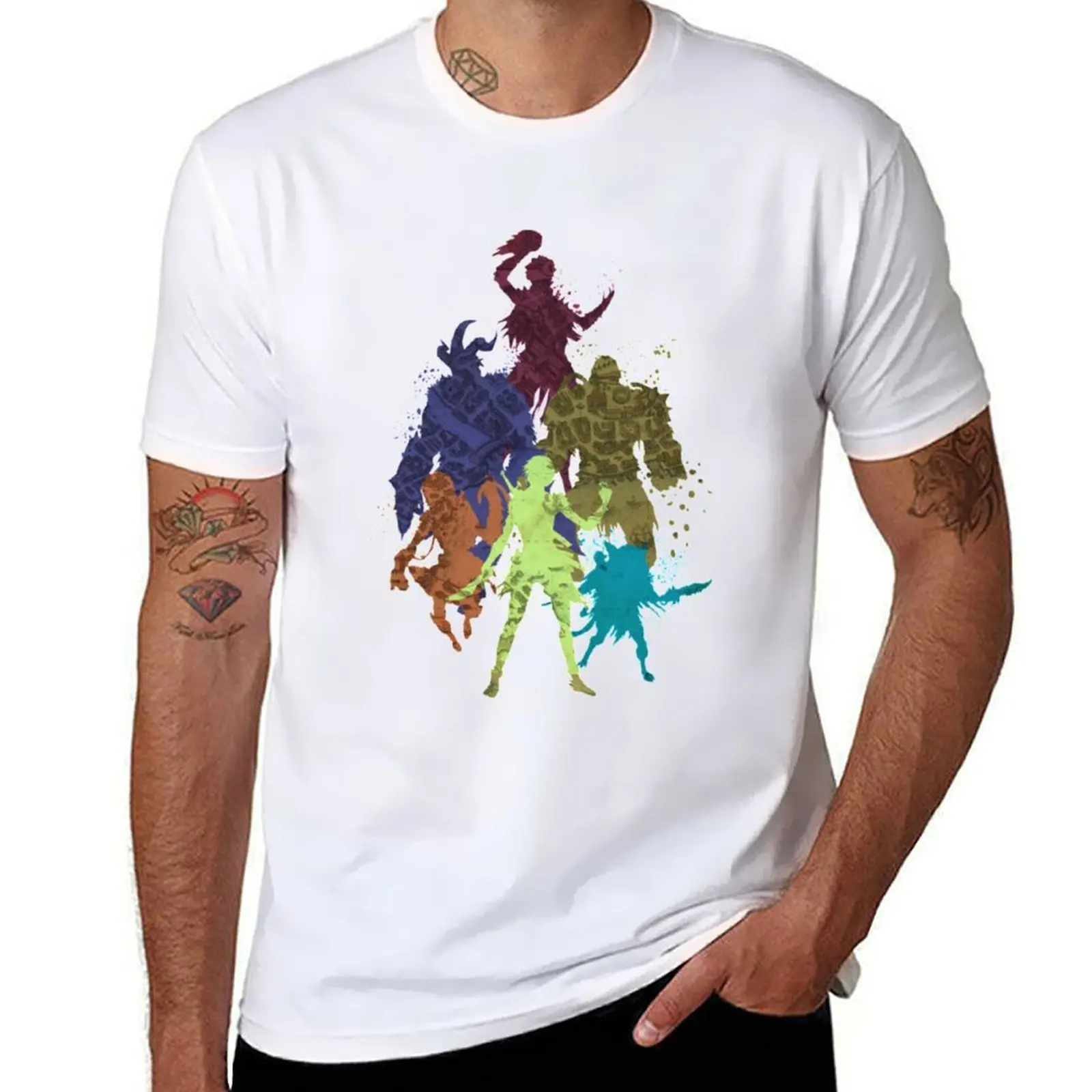 

Gloomhaven gloomsquad T-Shirt cotton t shirts man 100% man t shirts cotton t shirt custom print T-Shirt