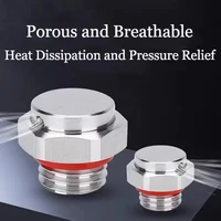 Válvula de ventilación a prueba de explosiones IP68 con membrana de aceite, tapón de ventilación de aire impermeable de acero inoxidable 304 para equilibrio de presión de 2 vías