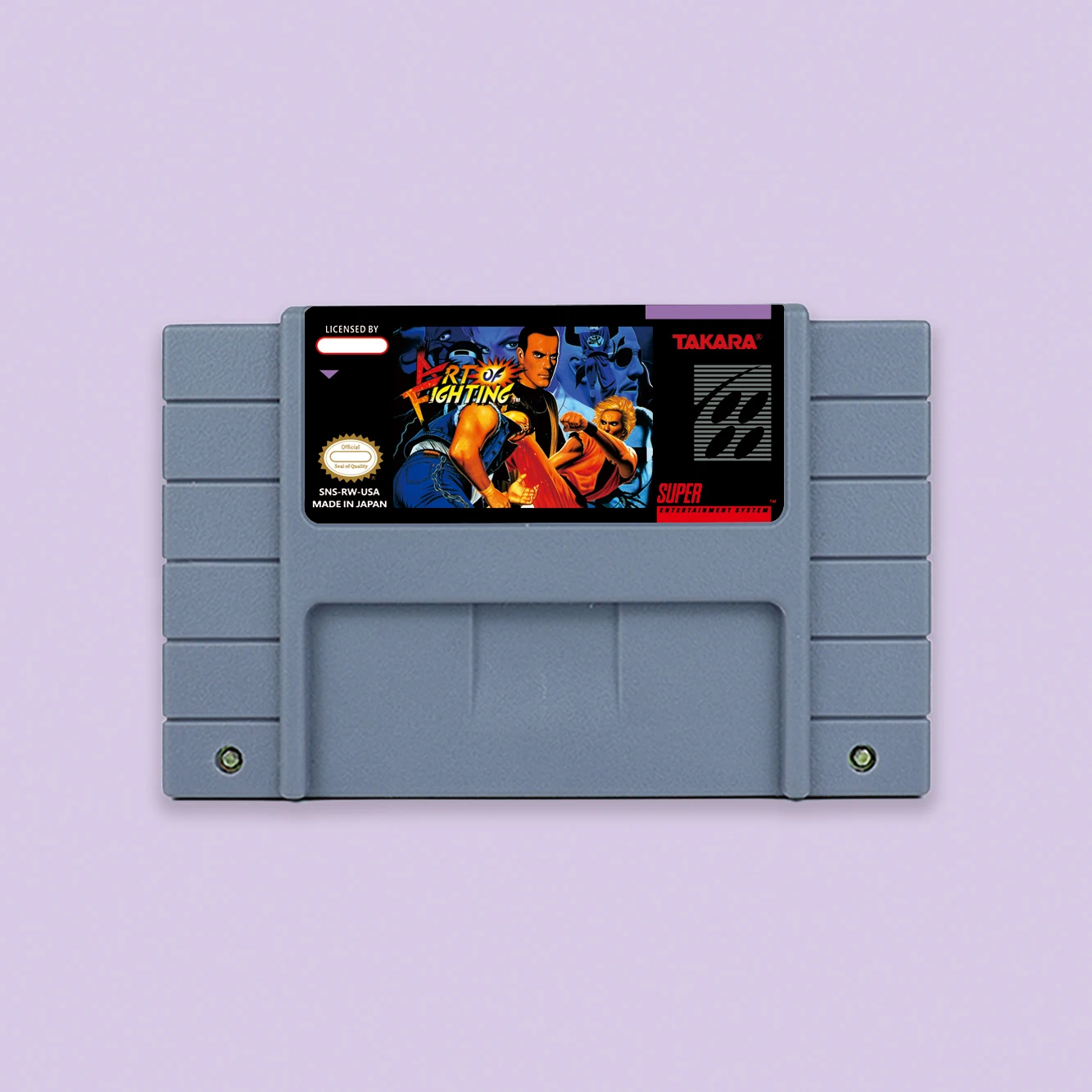 

16-битная игровая карта Art of Fighting для игровой консоли SNES в версии NTSC EUR PAL