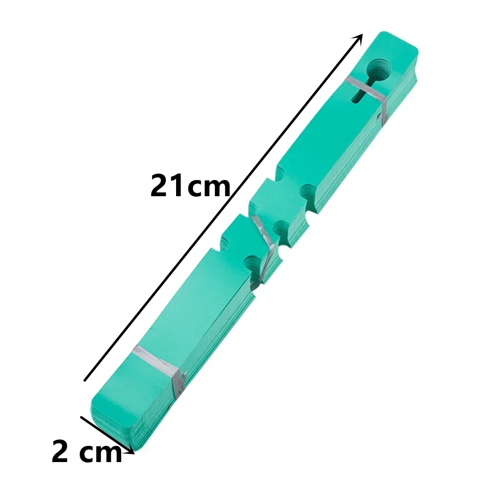 Rotuladores impermeables de PVC para plantas, etiquetas colgantes para jardinería, 21x2 Cm, piezas de invernadero, 100 piezas