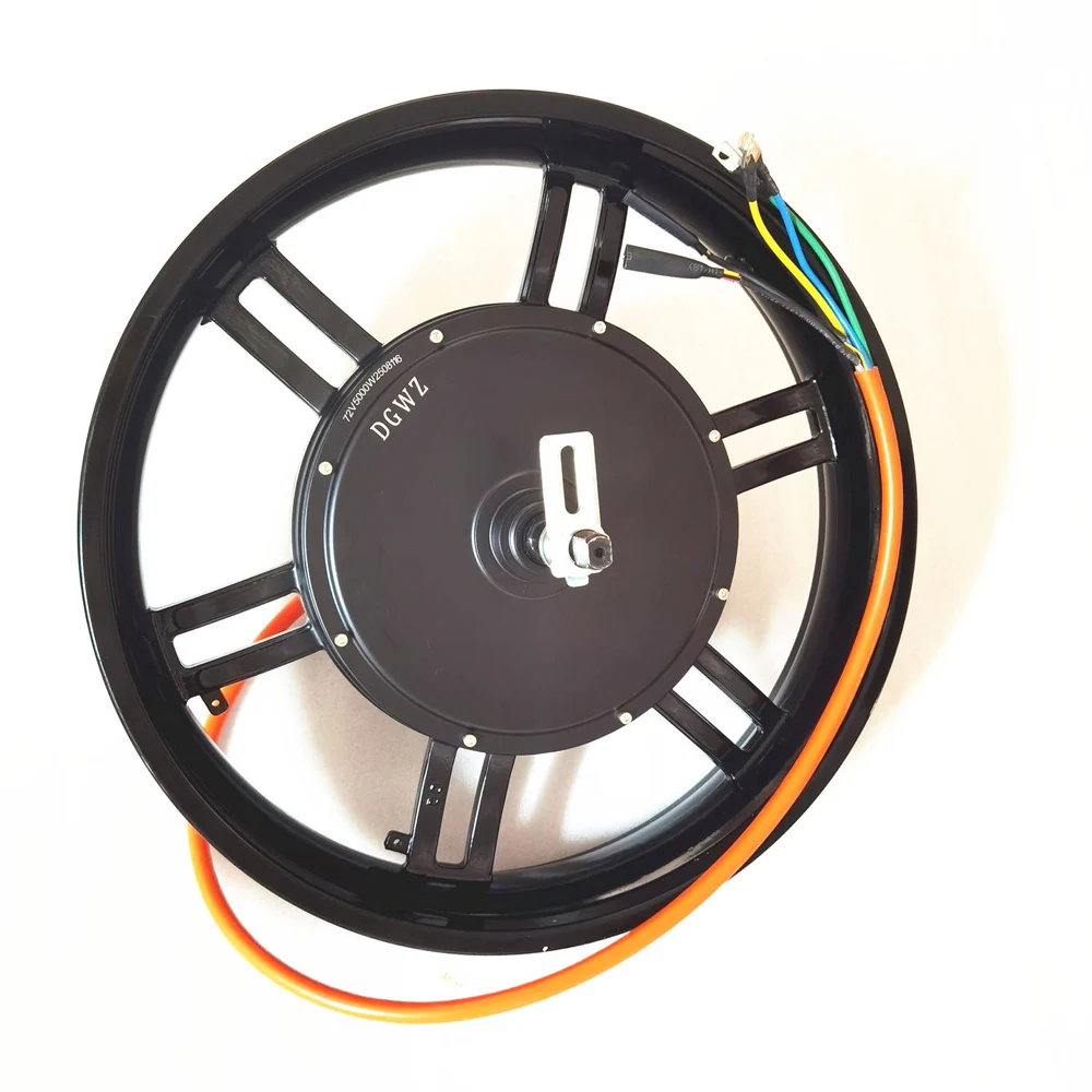 &s60V 72V 5000W 20x4.0 Brushless Gearless Electric Bicycle Fat Bike Cast Aluminum Alloy Rim Hub Rear Motor*