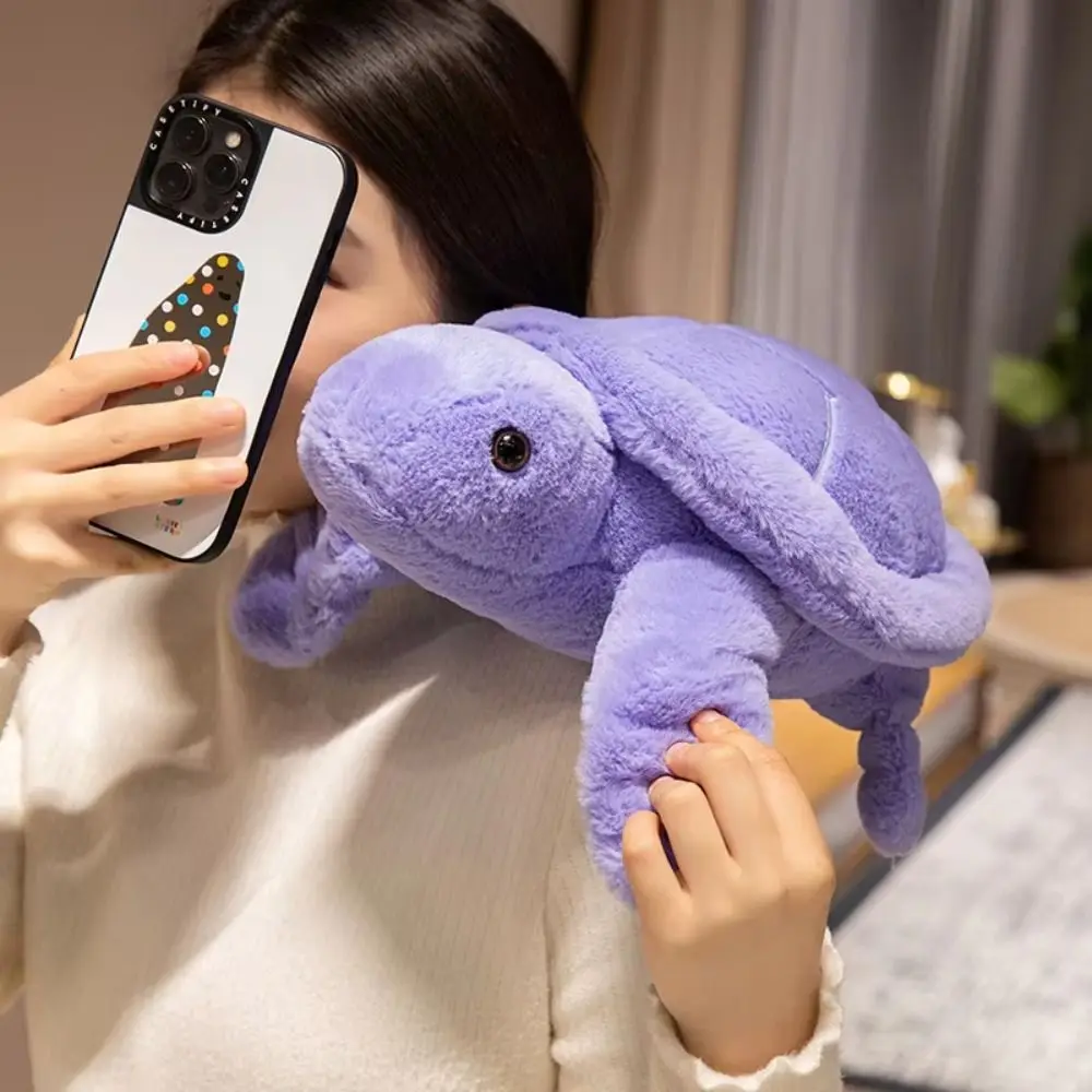 

Stuffed Doll Rainbow Turtle Doll Fluffy Collection Green Turtle Cute Ins Sea Turtle Animal Doll Birthday Christmas