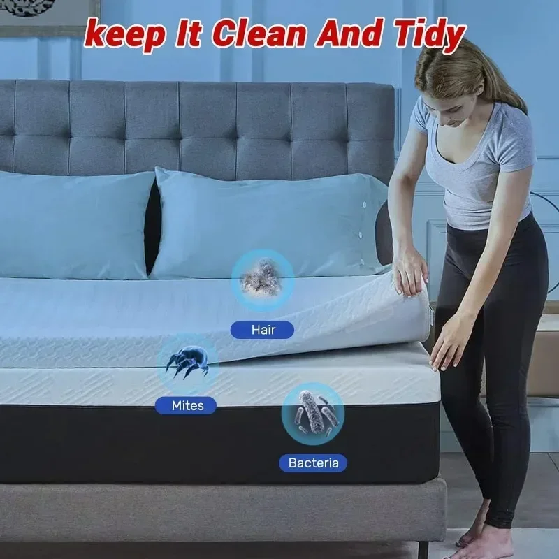 Strong Suction Bed Vacuum Cleaner Upgraded Handheld Mattress Vacuum Cleaner Suitable for Sheets Pillows and Sofas