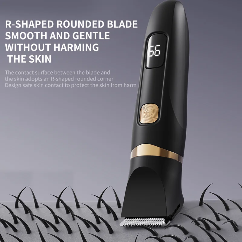 Men's three in one multifunctional hair clipper, eyebrow trimmer, private area beard and nose hair trimmer, Type-C USB charging,