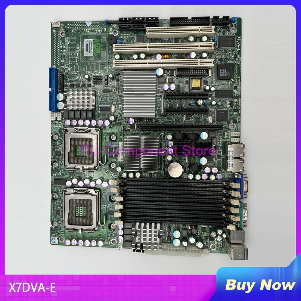 X7DVA-E For Supermicro Server Motherboard Quad & Dual Core 64-bit Xeon SATA 3.0Gbps DDR2