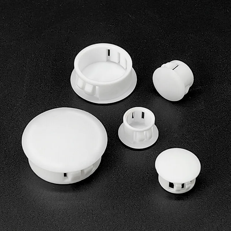 ホンツー ホワイトナイロン スナップオン穴栓 - 5mm～100mm 丸型エンドキャップ、パイプ用ブランキングプラグ |   パイプ栓カバー