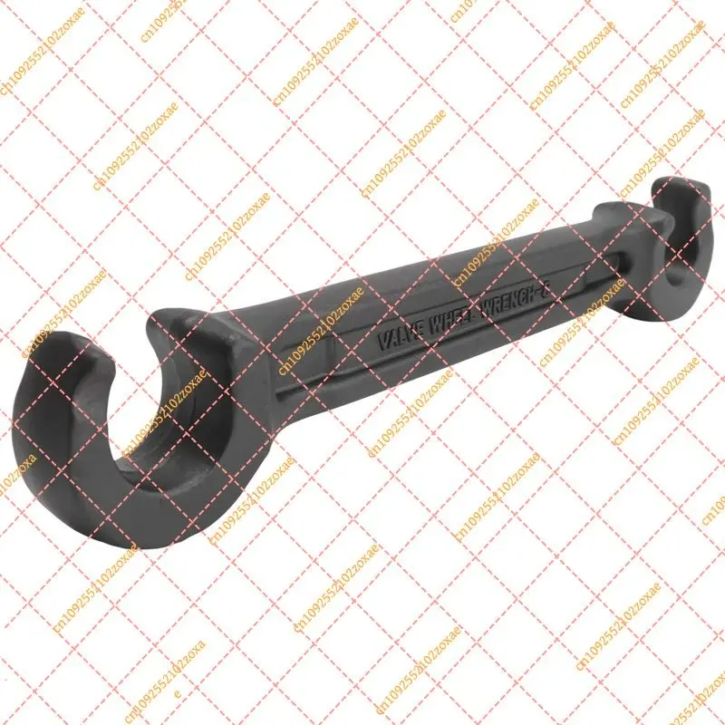 AEE6 Double Ended Valve Wheel Wrench Cast Steel Handwheel Tool 8 Inch Opening Closing Key 1/2 & 21/32 Inch Fit