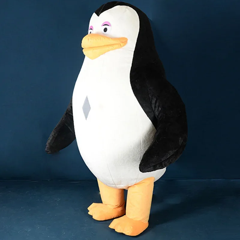 200cm Plüsch Pinguin aufblasbare Puppe Performance Kostüm Maskottchen Set verwenden Party Jubiläums feier Hochzeit Cosplay