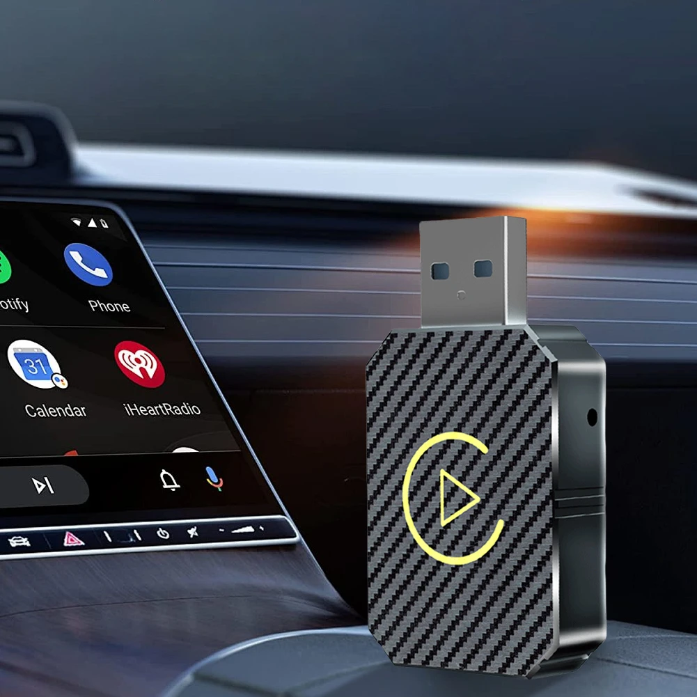 New Wireless Carplay Android Auto Adapter Plug&Play USB Car Dongle BT CarPlay AI Box for OEM Wired CarPlay/Andriod Auto Cars