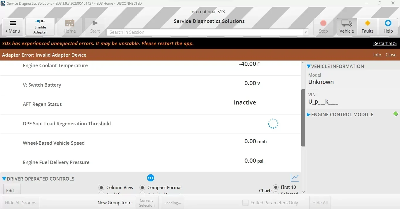 NAVISTAR Service Diagnostics Solutions Professional  SDS-Pro 1.25.20  [10.2025]