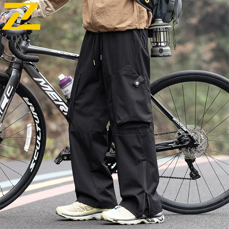 Men's Cargo Pants 2025 New Autumn Classics Waterproof Soft Breathable Pants Outdoor Trekking Travel Trendy Utility Overalls