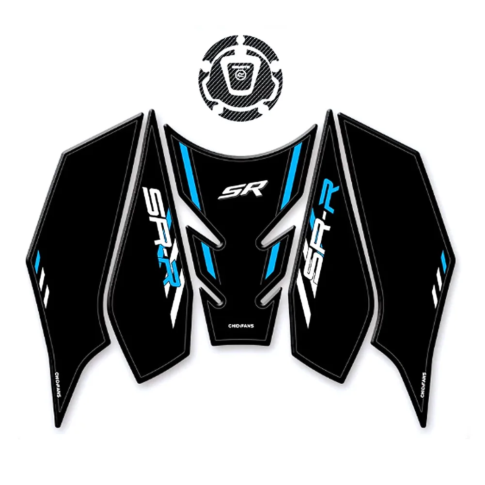 For CFMOTO 675SR-R 675sr-r  Motorcycle Modified Fuel Tank Thicken Sticker Side Decal Protector Traction Pad Cover