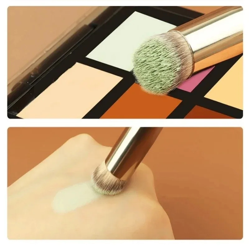 Makeup Brushes Foundation Concealer Angled Seamless Cover Synthetic Dark Circle Liquid Cream Cosmetics Beauty Tool