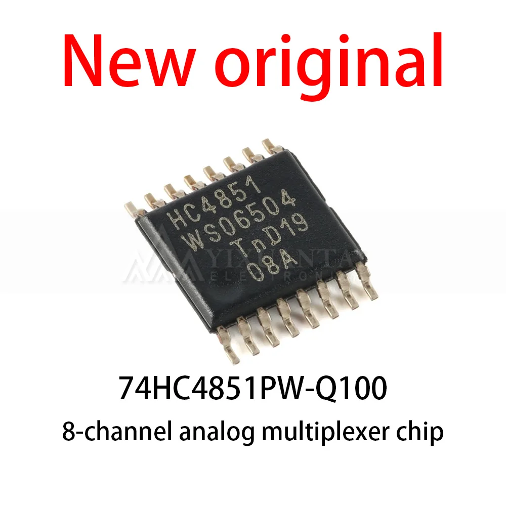 10-50Pcs/Lot New original 74HC4851PW-Q00 74HC4851PW 74HC4851 TSSOP-16 8-channel analog multiplexer 